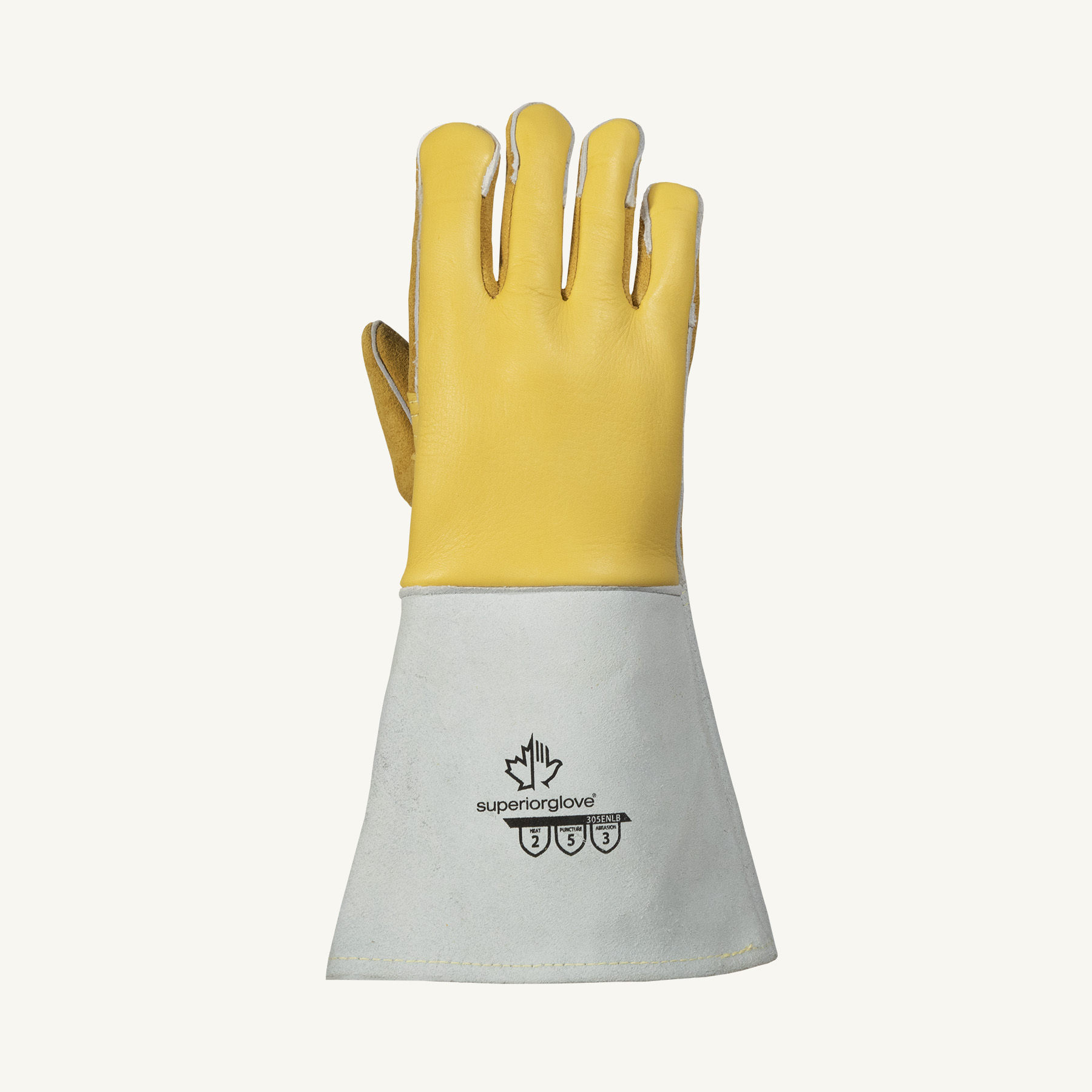 #305ENLB Superior Glove® Endura® Elkskin Nomex Lined Welding Glove 
